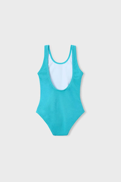 girls flower cutout swimsuit