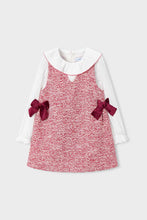 Load image into Gallery viewer, girls tweed jumper dress
