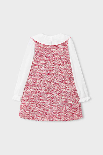 girls tweed jumper dress
