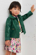 Load image into Gallery viewer, girls pleat scarf print skirt
