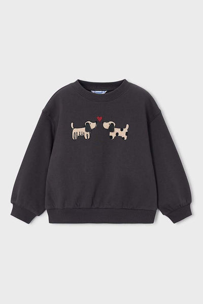 girls 2 dogs sweatshirt