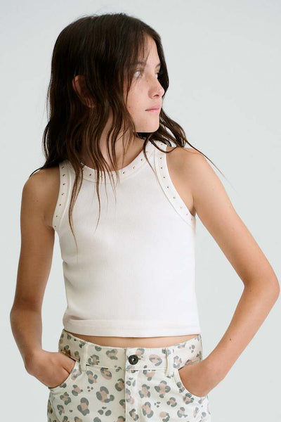tween studded rib tank