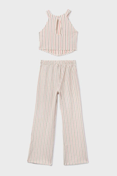 back tween stripe tank + pant set