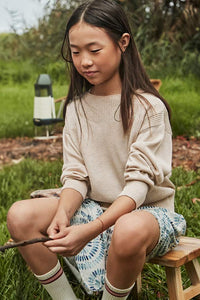 tween knit boat neck sweater