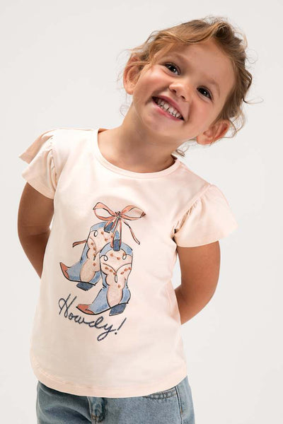 girls howdy tee
