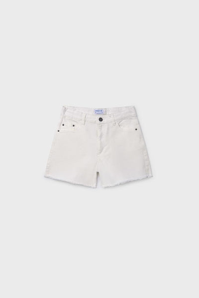 girls denim frayed shorts