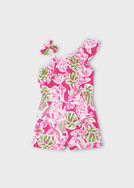 girls tropical romper