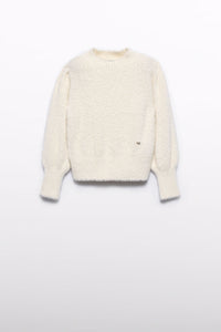 girls fuzzy sweater