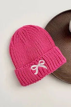 Load image into Gallery viewer, girls bow beanie
