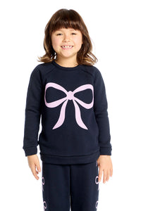 girls bow sweatshirt