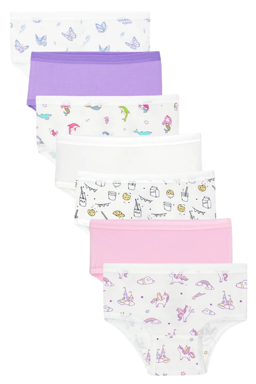 girls 7 pack underweart set