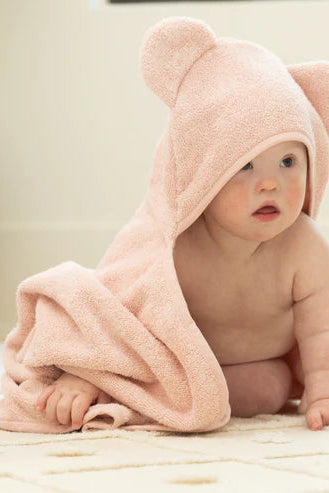 hooded towel + mitt set