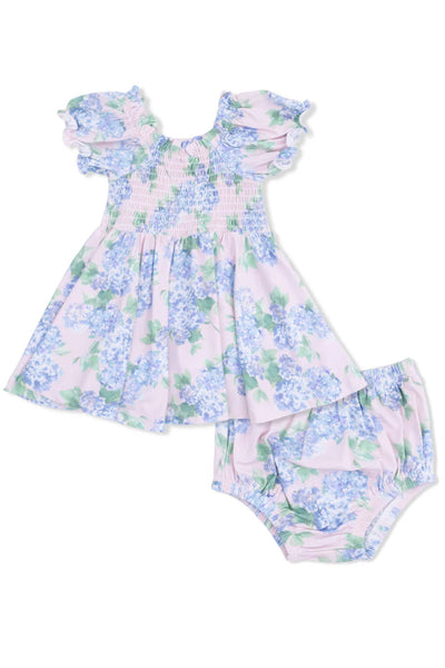 girls hydrangeas dress+ bloomer