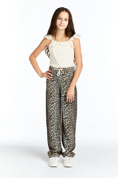 girls leo denim pan