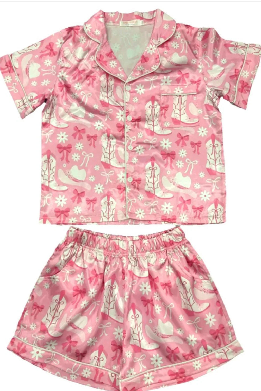 girls loungewear set cowgirl
