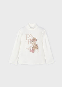 girls paris long sleeve tee