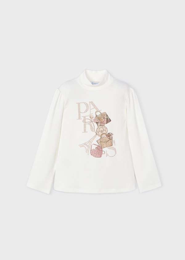 girls paris long sleeve tee