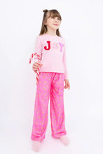 Load image into Gallery viewer, girls plush pant candycane
