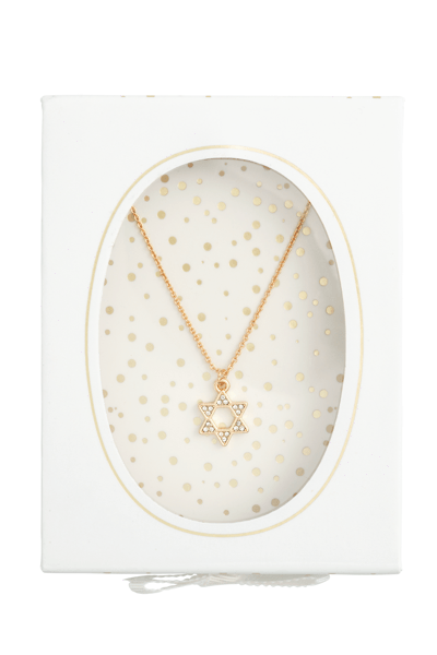 girls star of david necklace