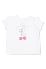 Load image into Gallery viewer, girls sweet cherries tee
