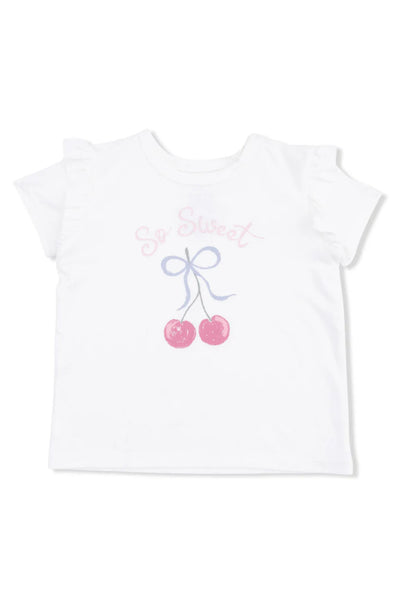 girls sweet cherries tee