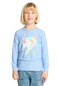 girls unicorn cozy top