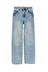 girls wide denim jean