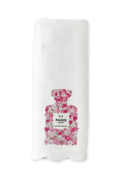 scallop guest towel parfum paris
