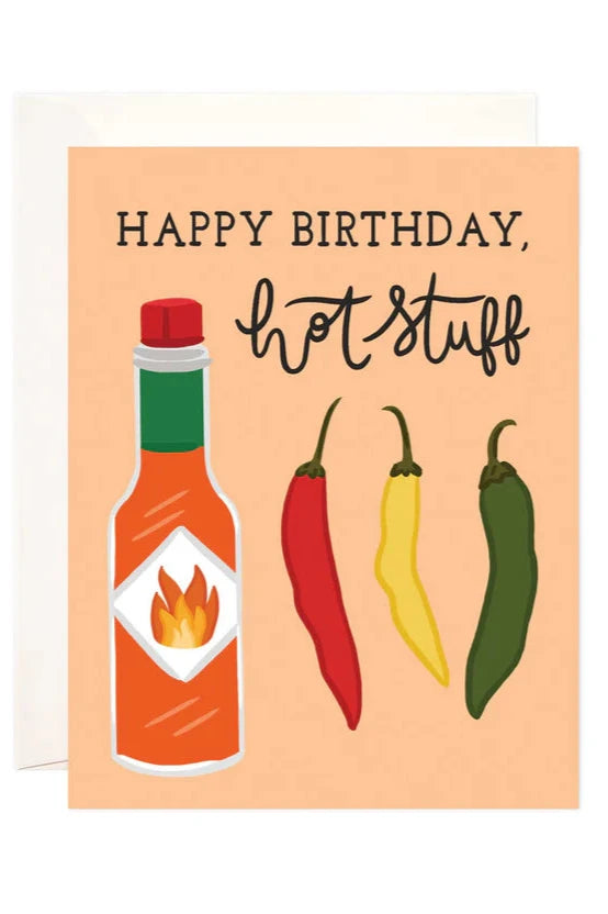 card-hot stuff birthday