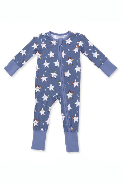 baby convertible romper sports stars glow