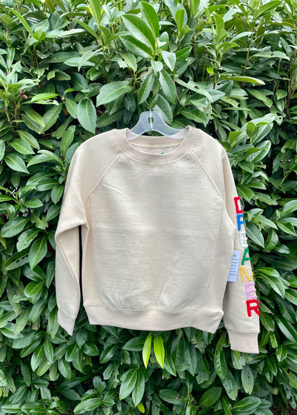 girls dreamer patch sweatshirt
