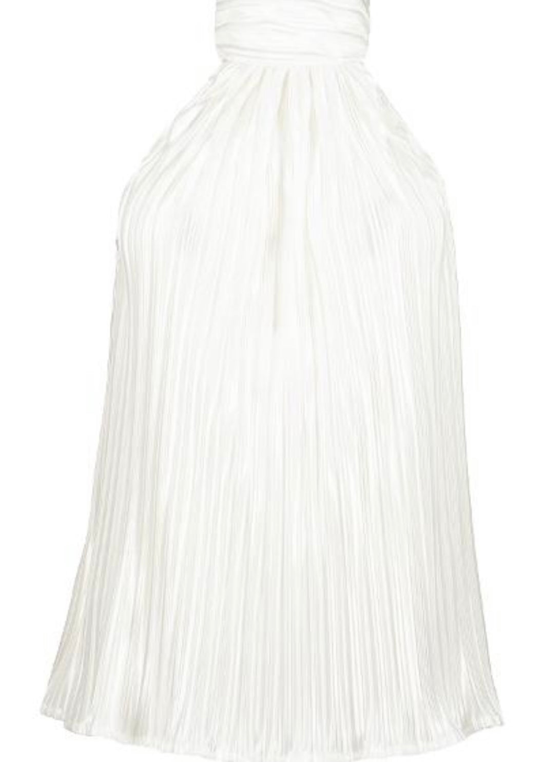 pleat halter top
