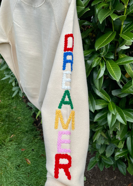 girls dreamer patch sweatshirt