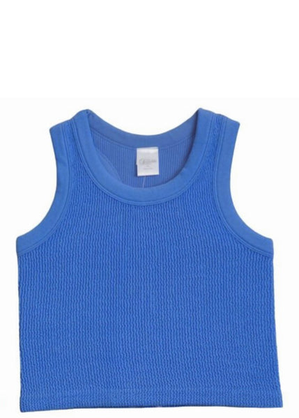 girls smock seamless tank