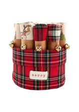 Load image into Gallery viewer, bell wrapped holiday towel
