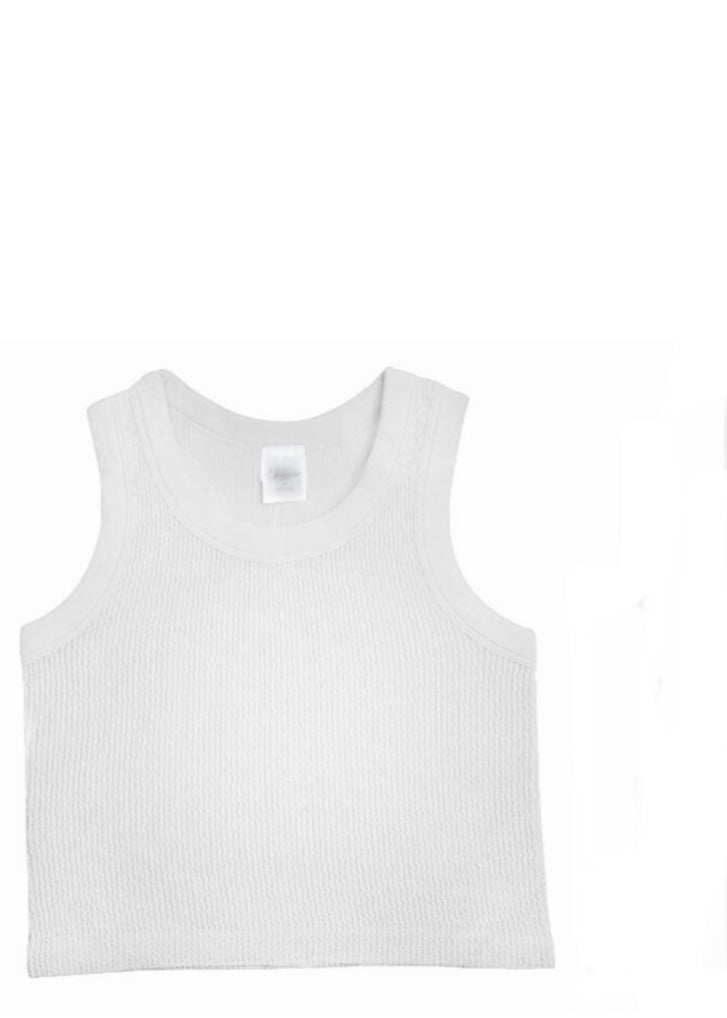 girls smock seamless tank