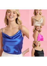 Load image into Gallery viewer, bling strap satin cami
