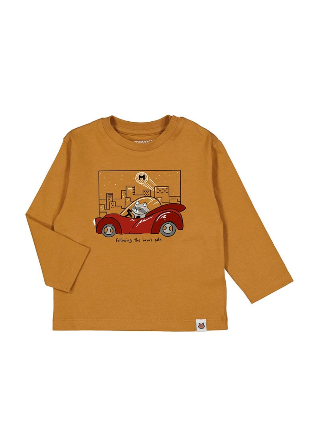 mini boy super dog car tee