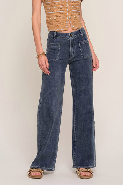 pocket denim pant