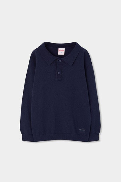 Boys Collared Knit Sweater