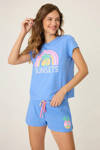 jersey 2pc pj set sunsets