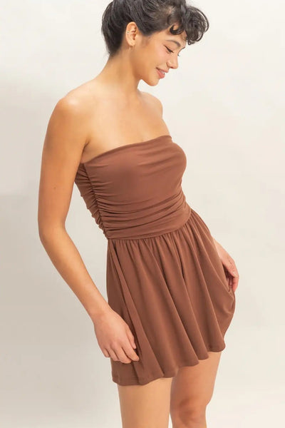 jersey tube romper