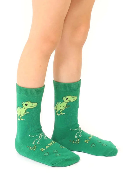 kids dino 3d socks