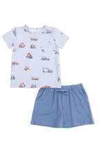 Load image into Gallery viewer, kids construction tee + short set
