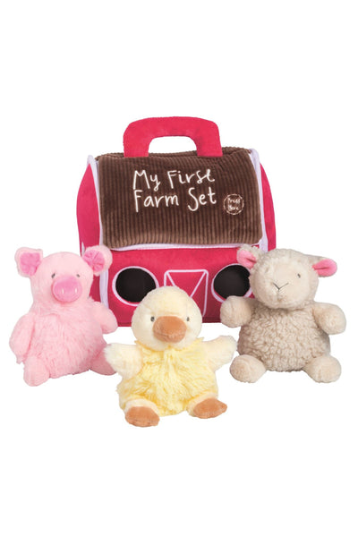 kids farm plush set