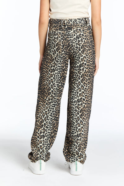 girls leo denim pan