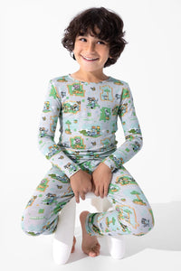 kids minecraft pj set