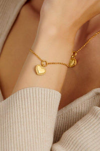 waterproof love heart bracelet