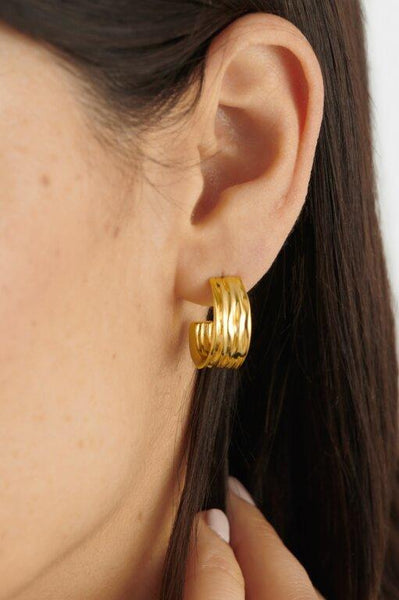 waterproof hoop earring