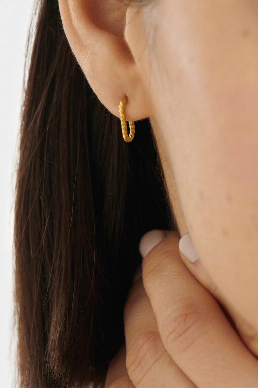 waterproof rope hoop earring